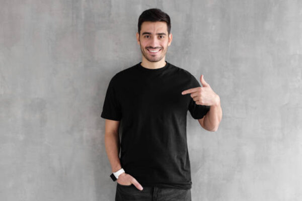 colorPlus men solid polo collar cotton t-shirt - Image 2